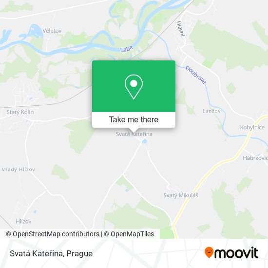Svatá Kateřina map