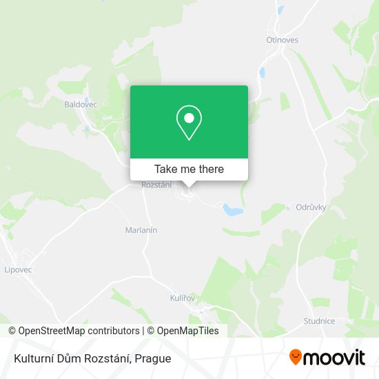 Kulturní Dům Rozstání map