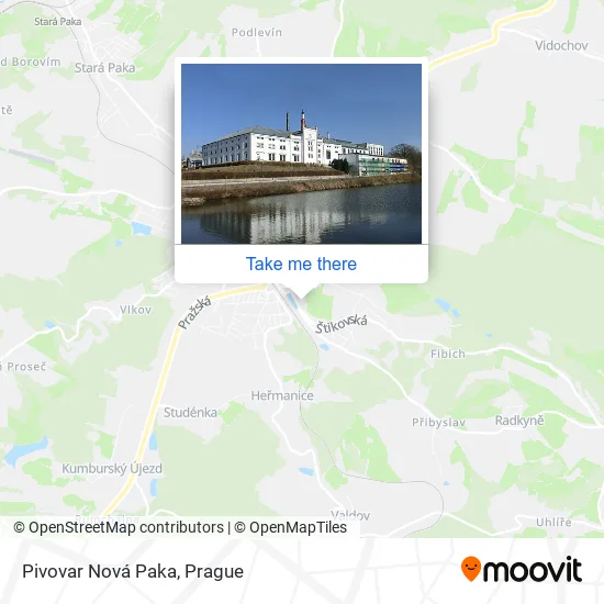 Карта Pivovar Nová Paka