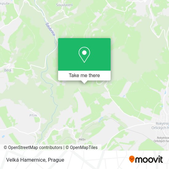 Карта Velká Hamernice