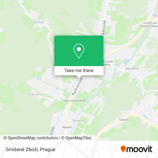 Smíšené Zboží map