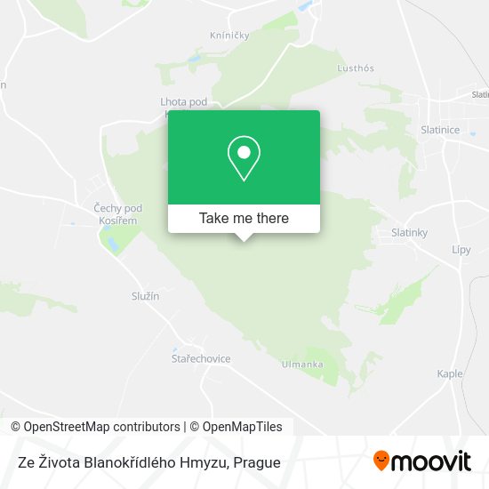 Ze Života Blanokřídlého Hmyzu map