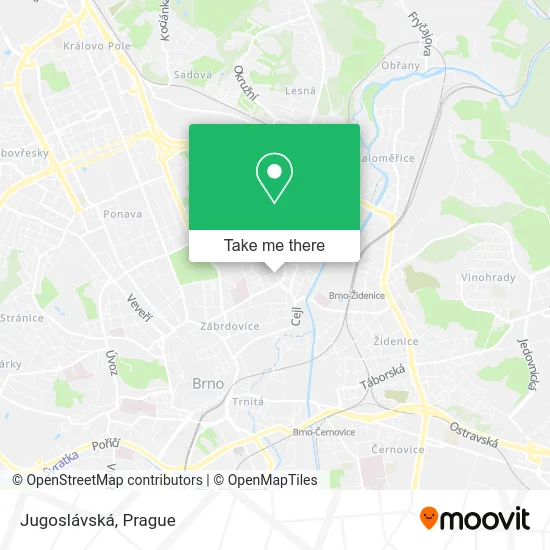 Карта Jugoslávská
