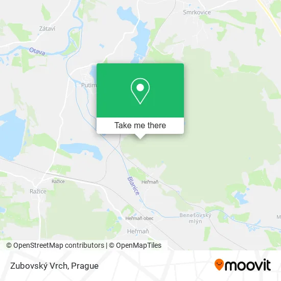Карта Zubovský Vrch