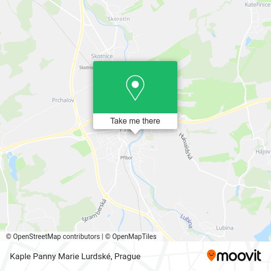 Kaple Panny Marie Lurdské map