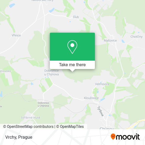 Карта Vrchy