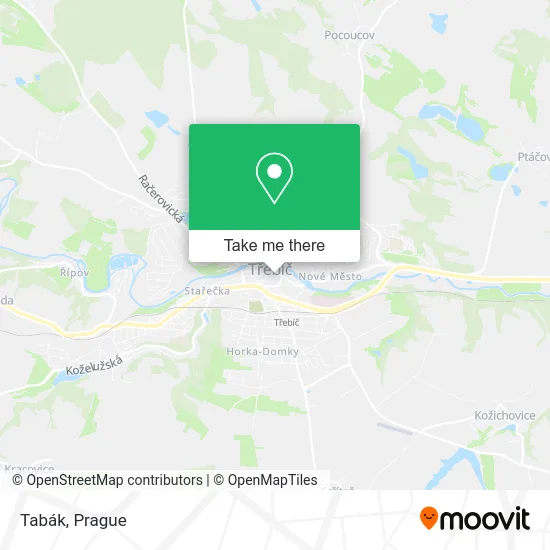 Карта Tabák
