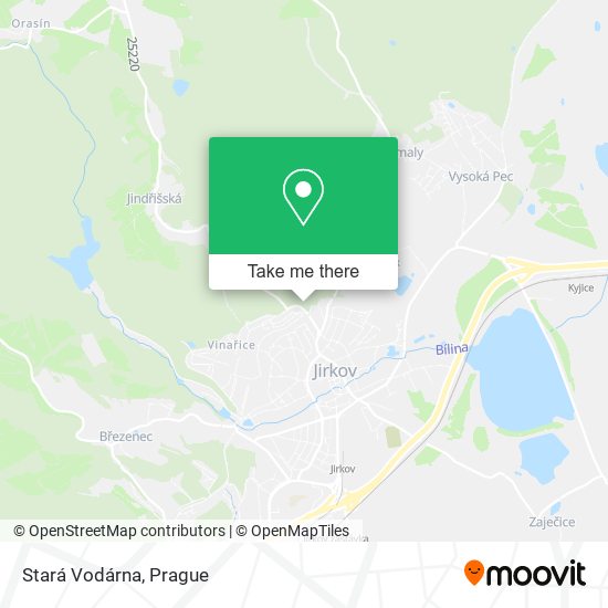 Карта Stará Vodárna
