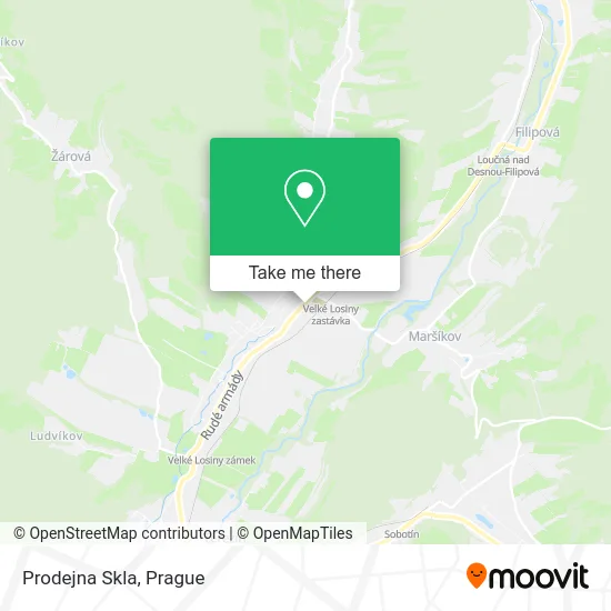 Карта Prodejna Skla