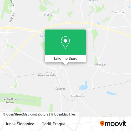 Junák Šlapanice - Ii. Oddíl map