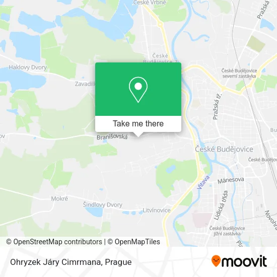 Карта Ohryzek Járy Cimrmana