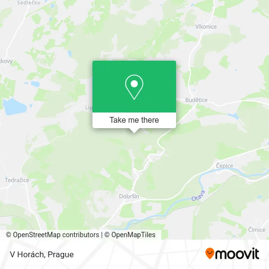 Карта V Horách