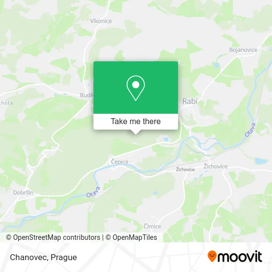 Карта Chanovec