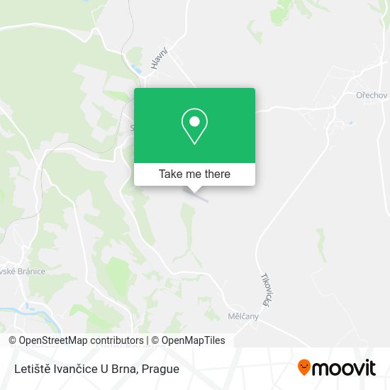 Letiště Ivančice U Brna map