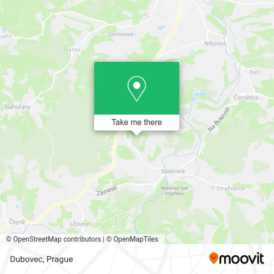 Карта Dubovec
