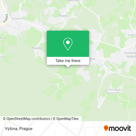 Карта Výšina