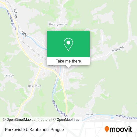 Parkoviště U Kauflandu map