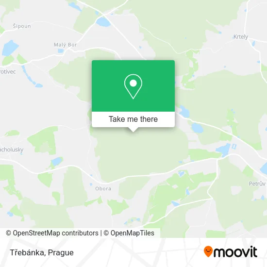 Карта Třebánka