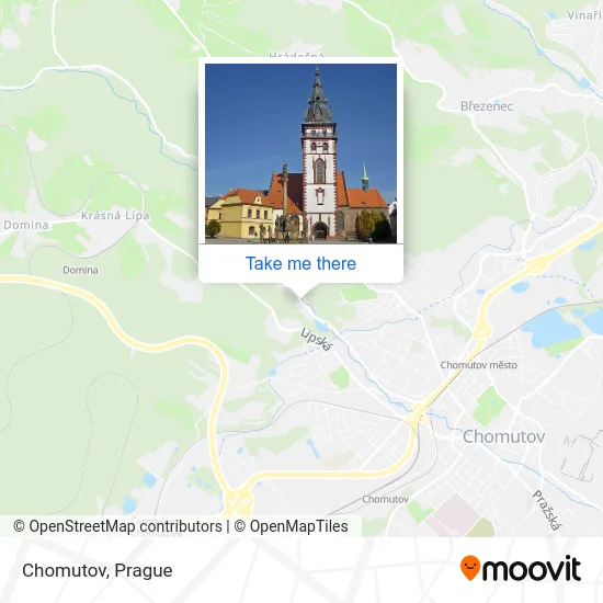 Карта Chomutov