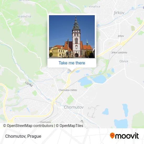Карта Chomutov