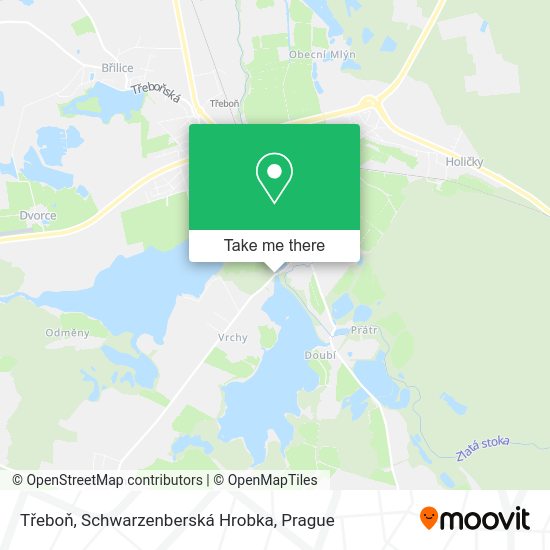 Třeboň, Schwarzenberská Hrobka map
