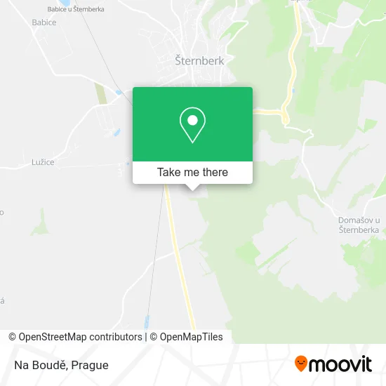 Карта Na Boudě