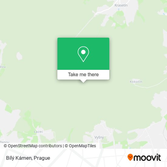 Bílý Kámen map
