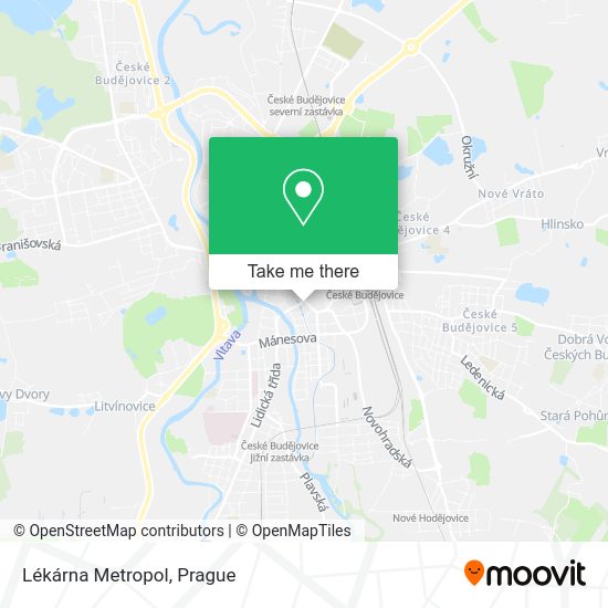 Lékárna Metropol map