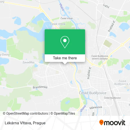 Карта Lékárna Vltava