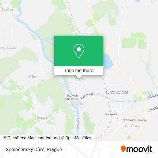 Společenský Dům map