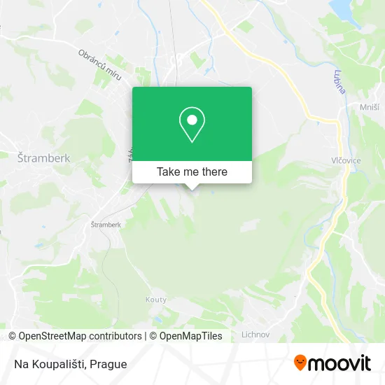 Карта Na Koupališti