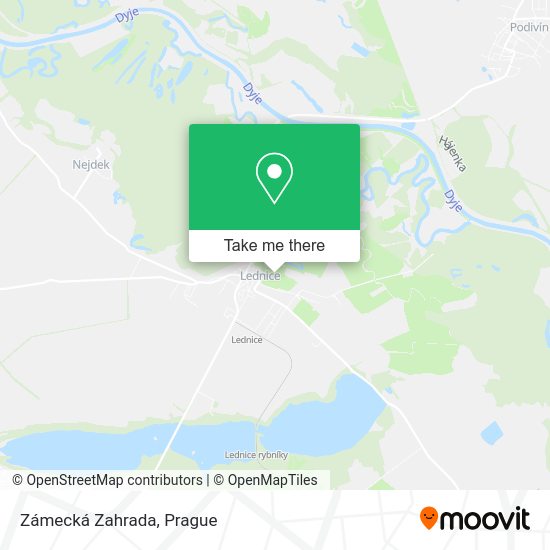 Zámecká Zahrada map