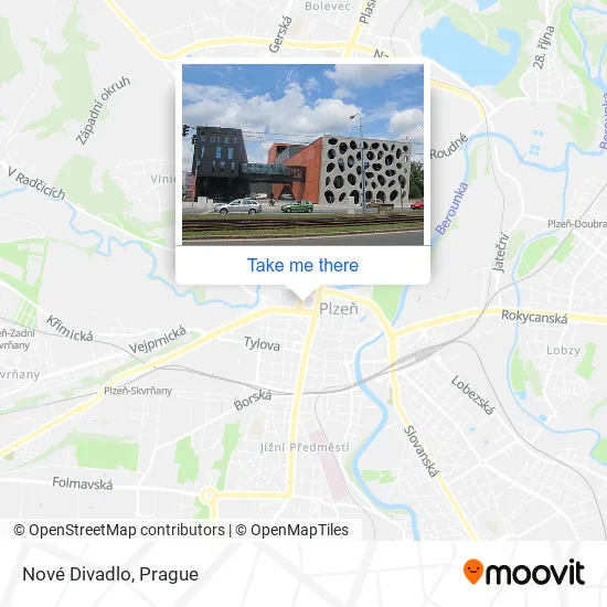 Карта Nové Divadlo
