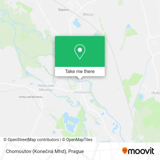 Карта Chomoutov (Konečná Mhd)
