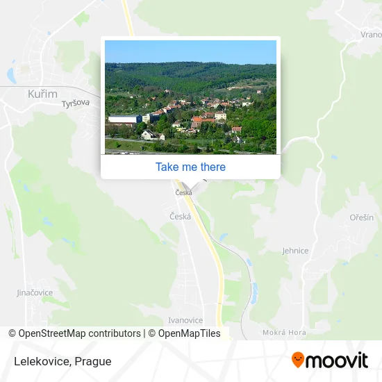 Карта Lelekovice