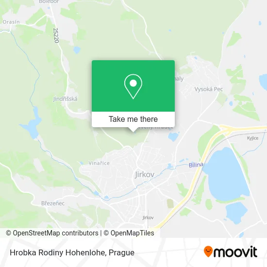 Карта Hrobka Rodiny Hohenlohe
