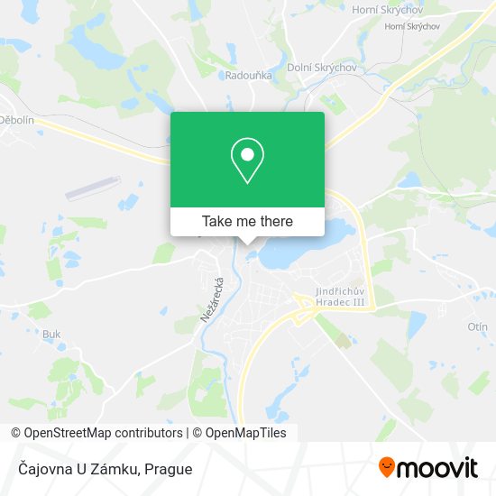 Карта Čajovna U Zámku