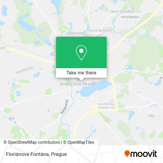 Floriánova Fontána map