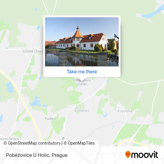 Карта Poběžovice U Holic