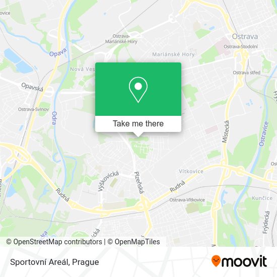 Sportovní Areál map