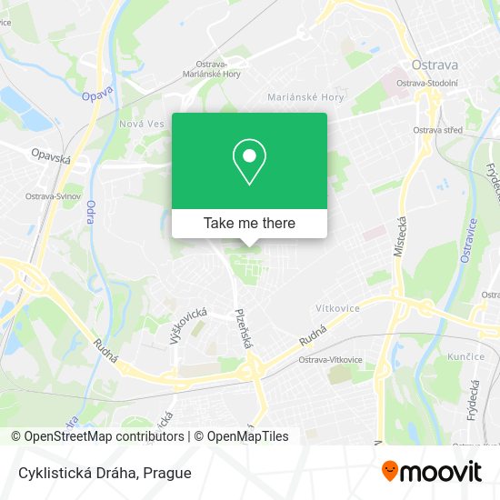Карта Cyklistická Dráha