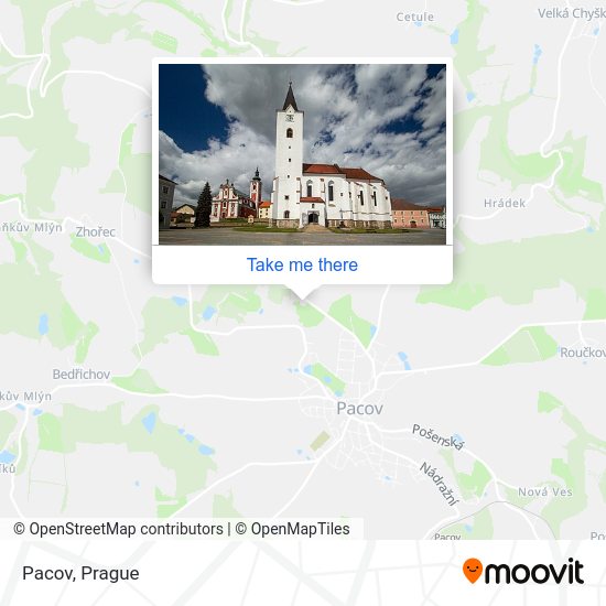 Pacov map