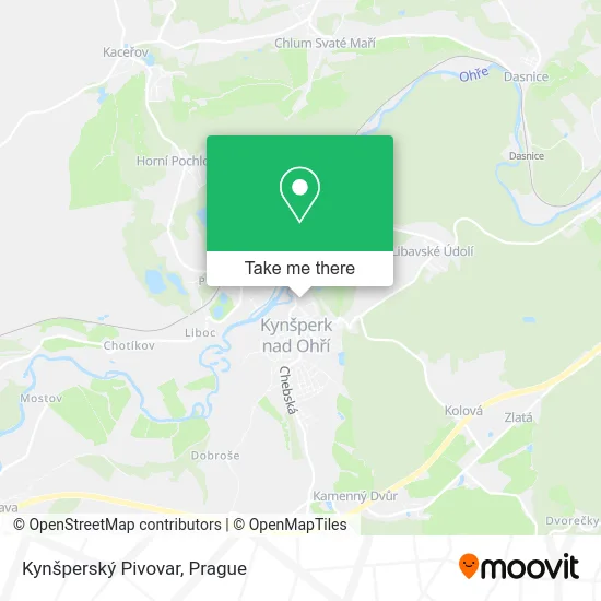 Kynšperský Pivovar map