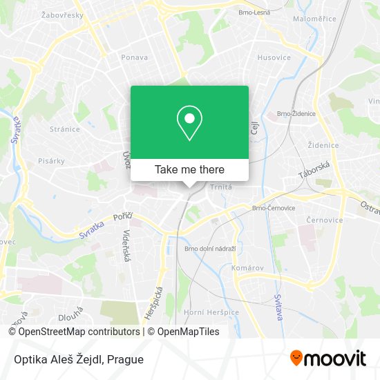 Optika Aleš Žejdl map