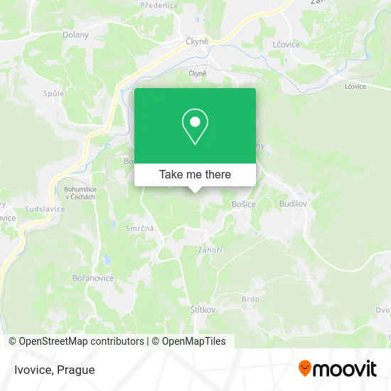 Карта Ivovice