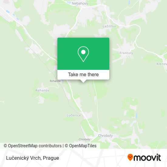 Lučenický Vrch map