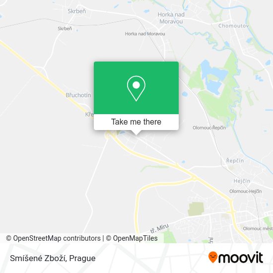 Smíšené Zboží map