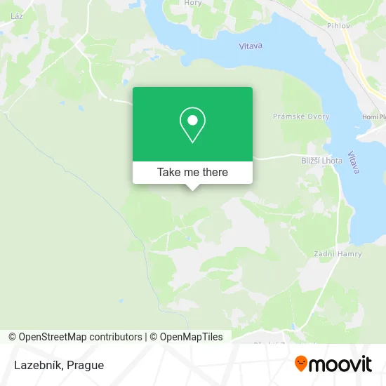 Карта Lazebník