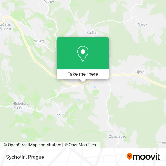 Карта Sychotín