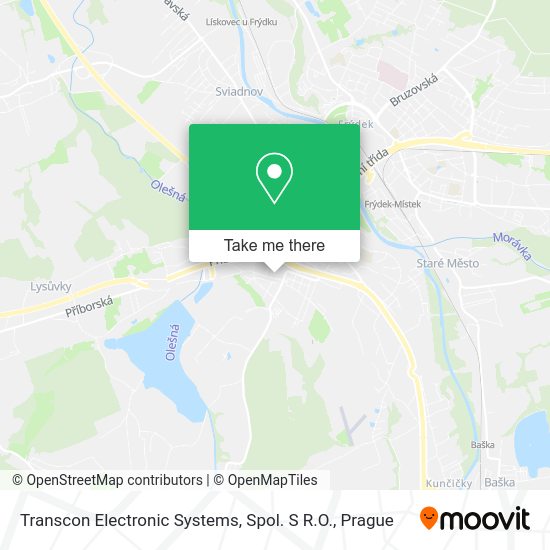 Transcon Electronic Systems, Spol. S R.O. map